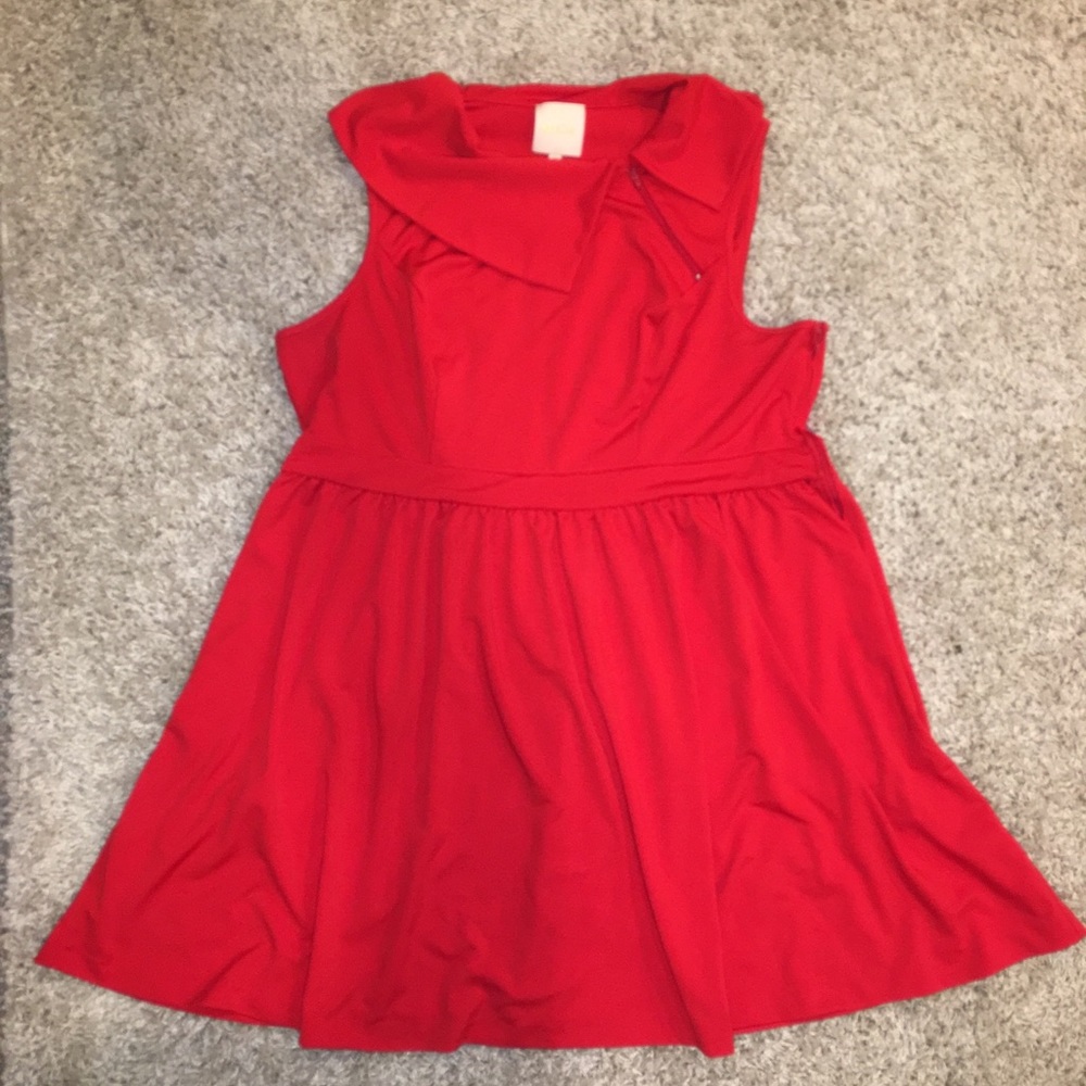 ModCloth Zip Neck Dress